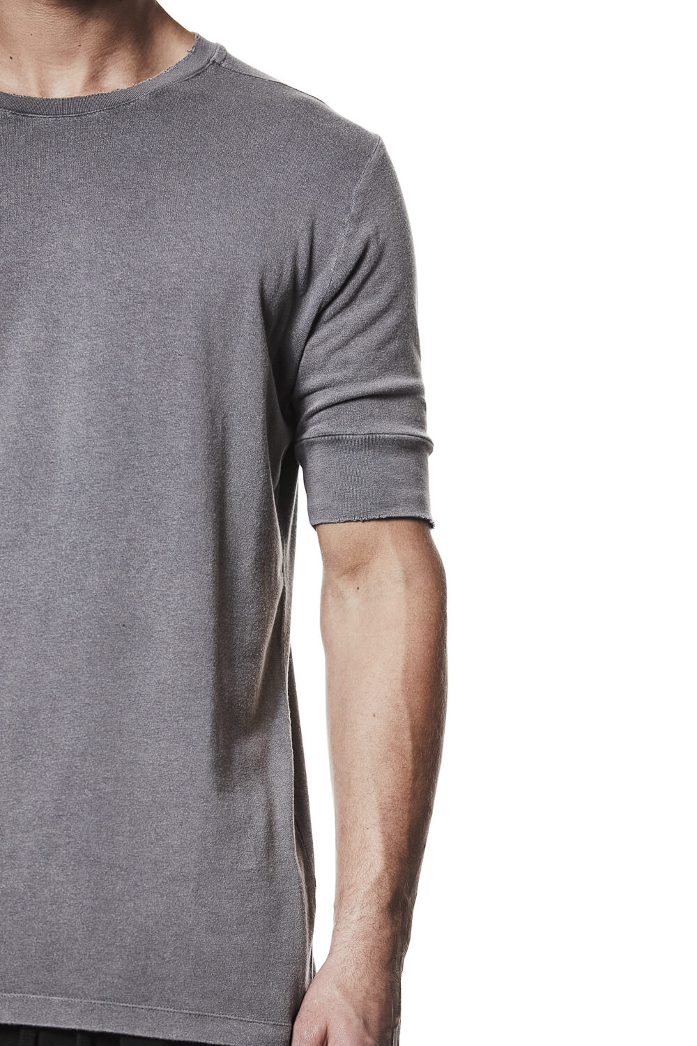 M TS 903 Round Neck T-Shirt Grey