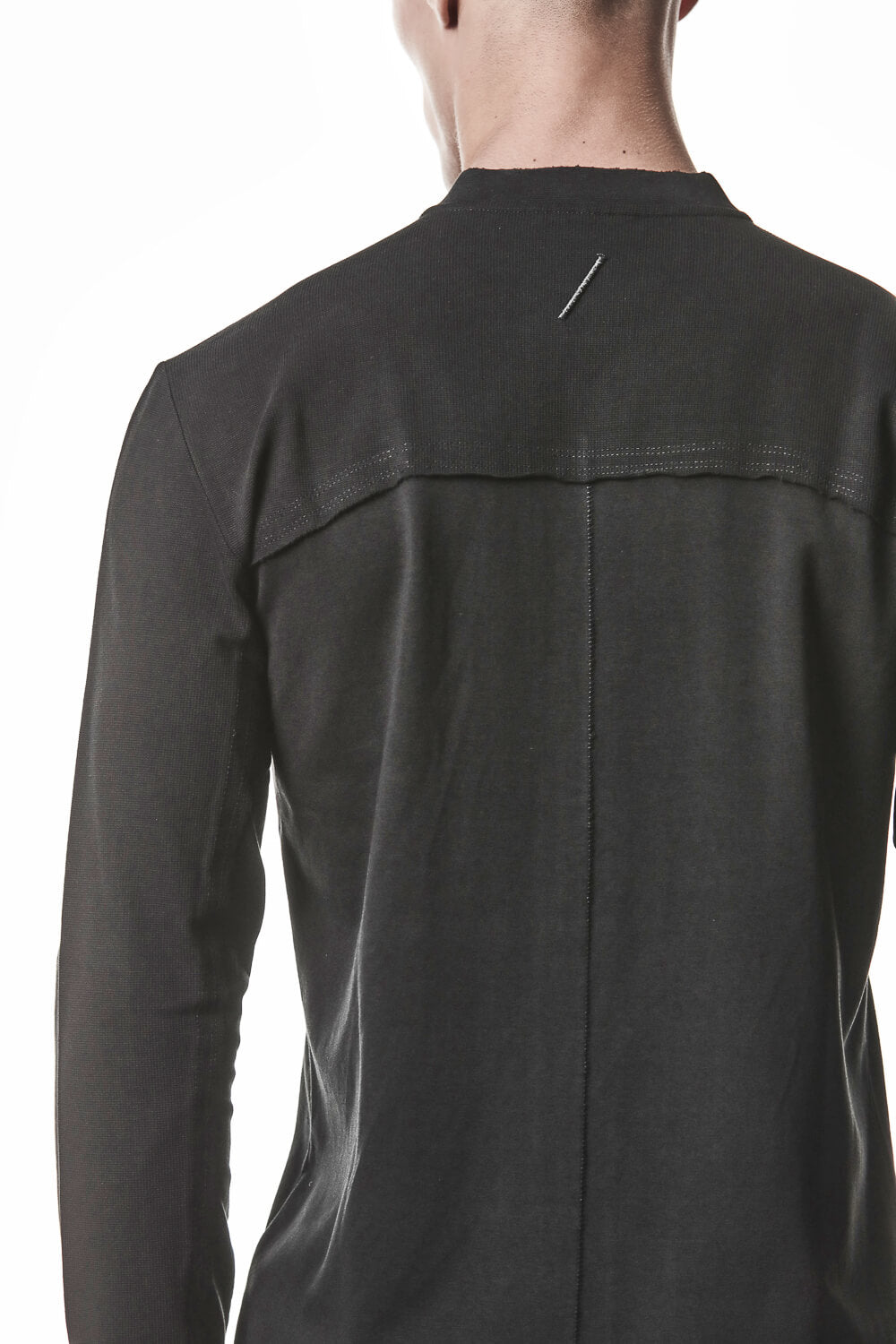 M TS 911 Ribbed Collar Shirt Black