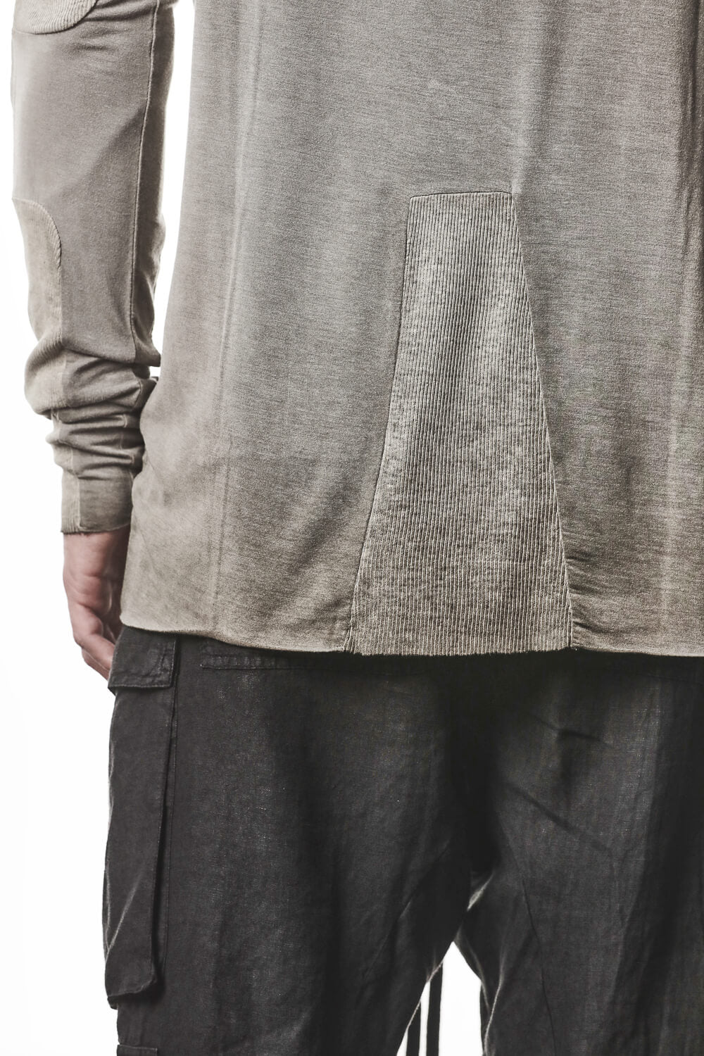 M TS 941 Raglan Details L/S T-Shirt Light Olive