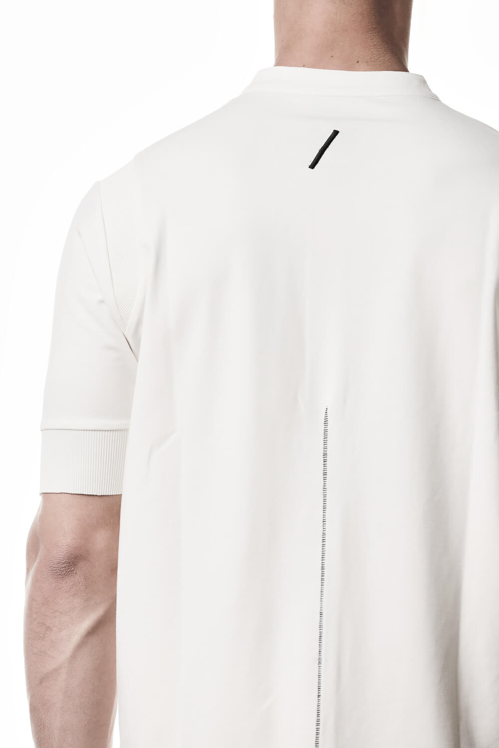 M TS 951 Cotton Stand Up Collar T-Shirt Cream