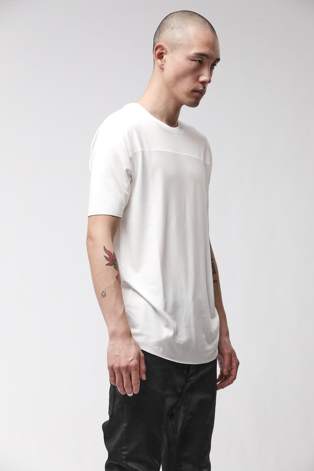 M TS 973 Round Neck T-Shirt Off White