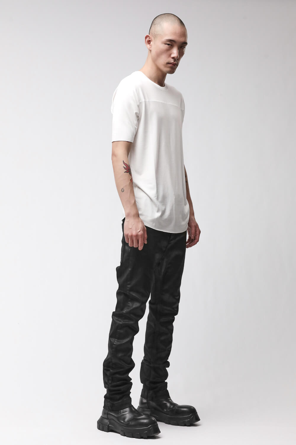 M TS 973 Round Neck T-Shirt Off White