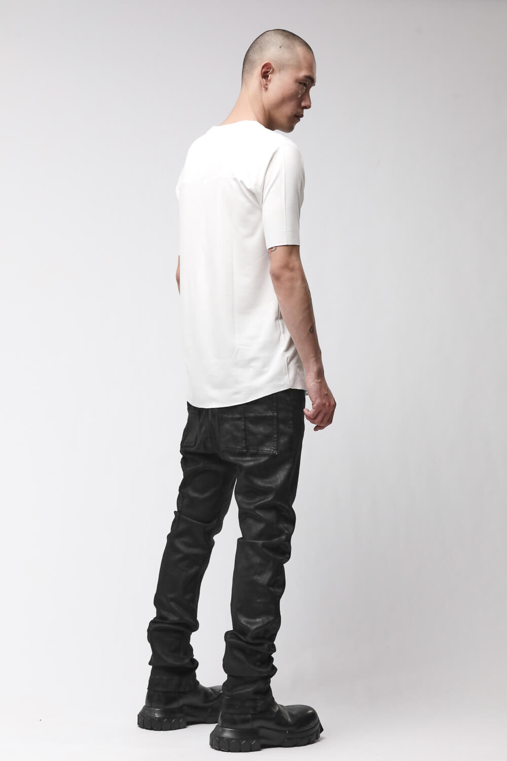 M TS 973 Round Neck T-Shirt Off White