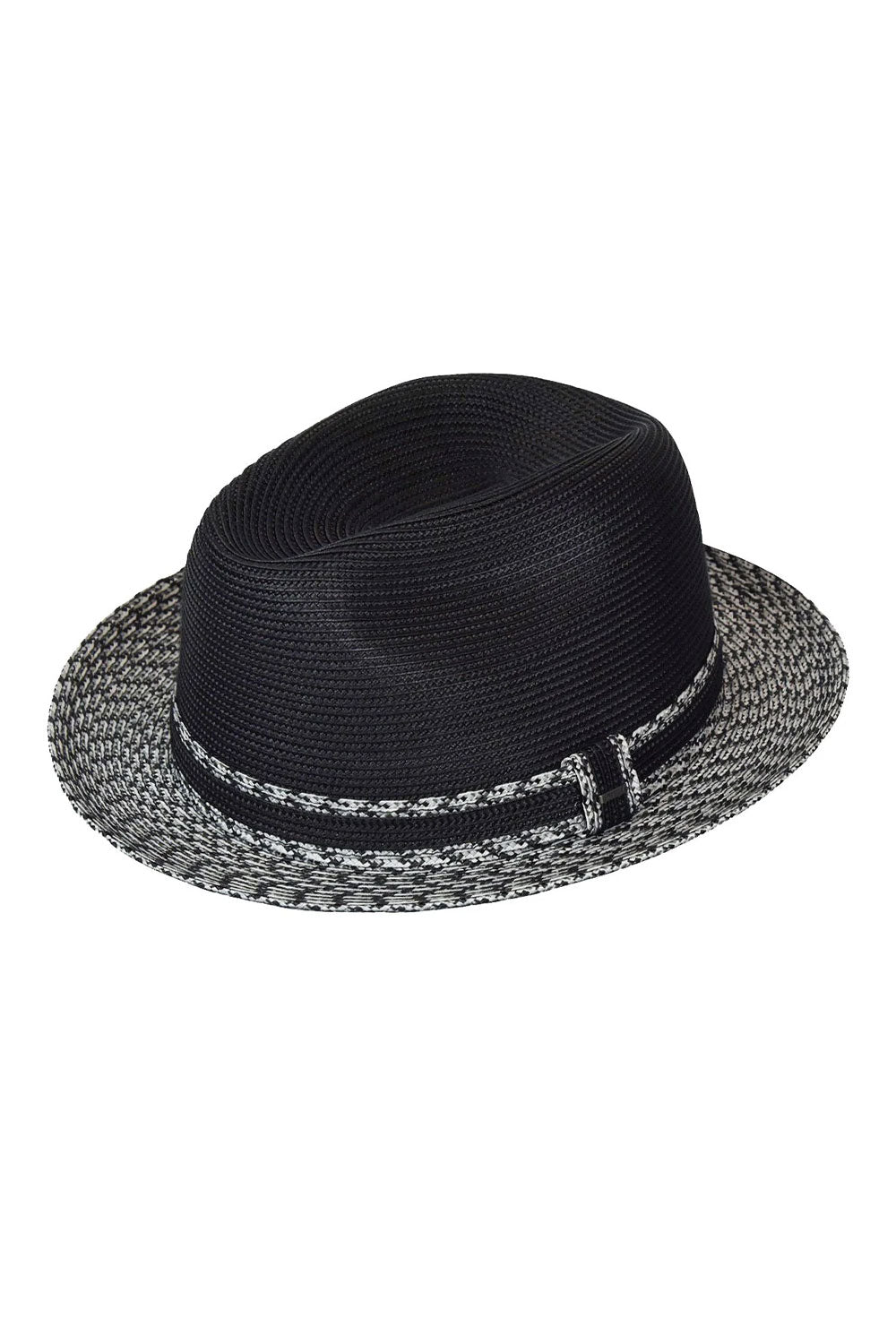 Mannesroe Fedora Hat Black/Charcoal