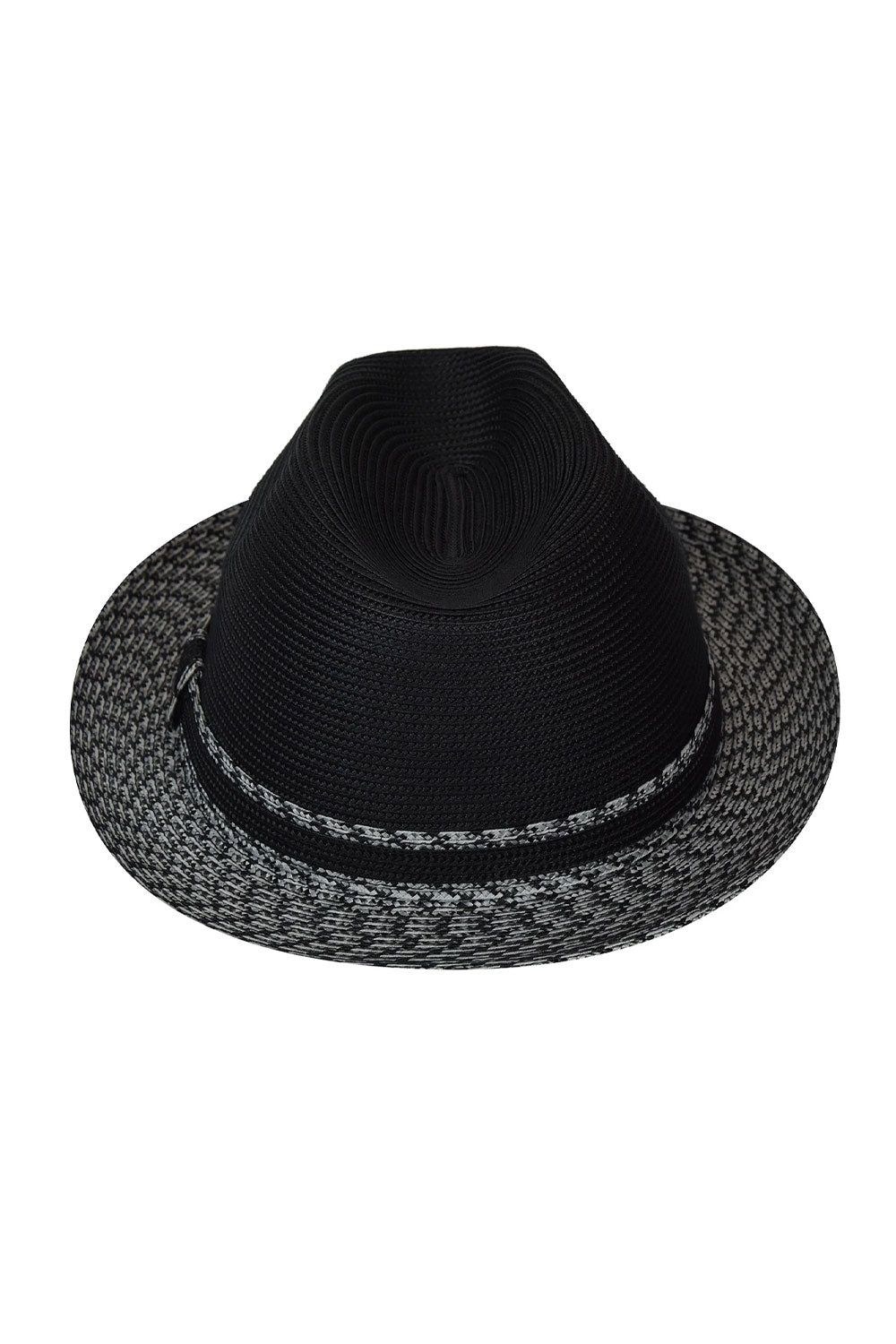 Mannesroe Fedora Hat Black/Charcoal
