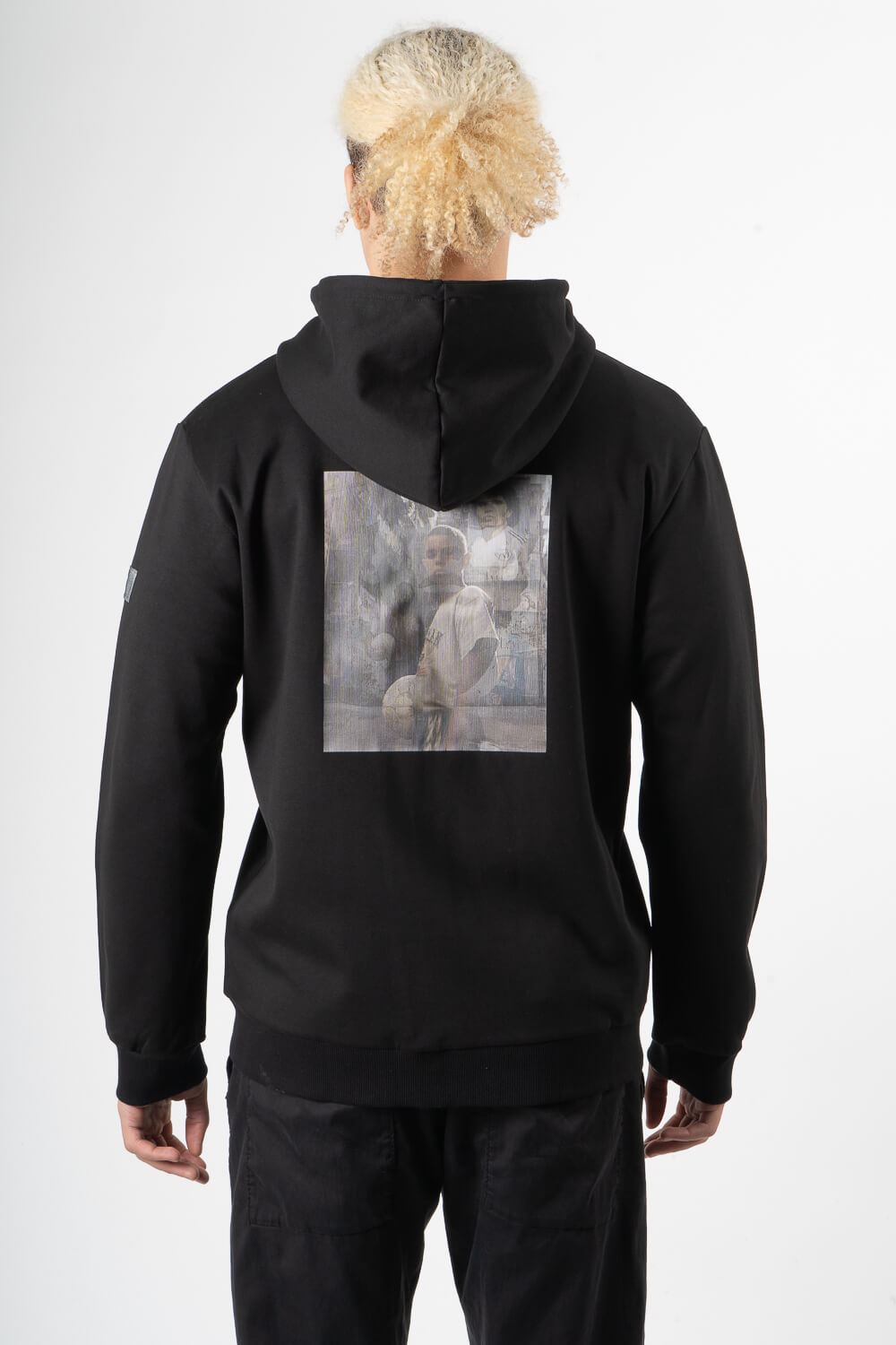 Maradona Hologram Effect Hoodie Black