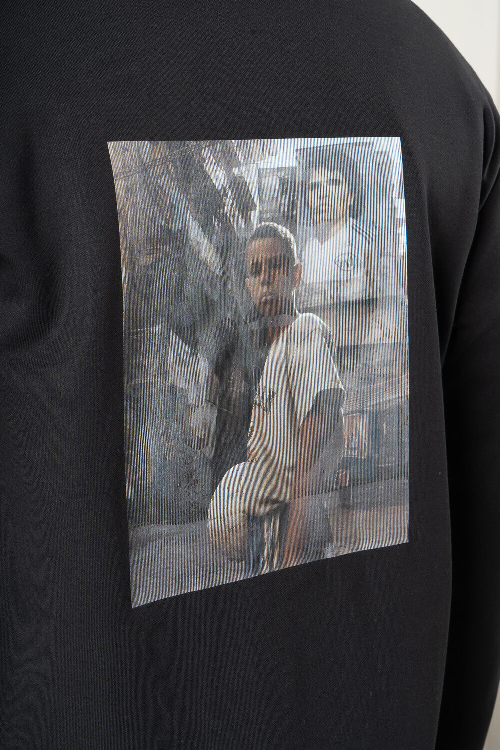 Maradona Hologram Effect Hoodie Black