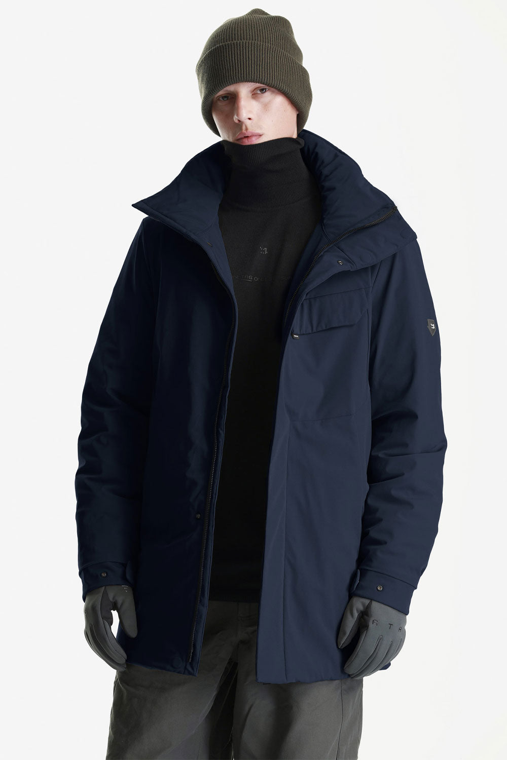 Buy the Krakatau Masaru Removable Hood Padded Jacket in Navy at Intro. Spend £50 for free UK delivery. Official stockists. We ship worldwide.