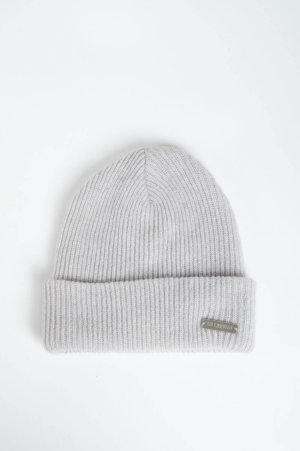 Metal Logo Han Beanie Grey