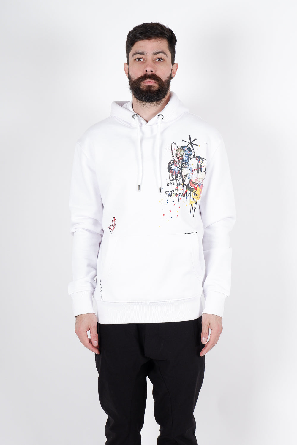Buy the ABE Mickey Hoodie in White at Intro. Spend £50 for free UK delivery. Official stockists. We ship worldwide.