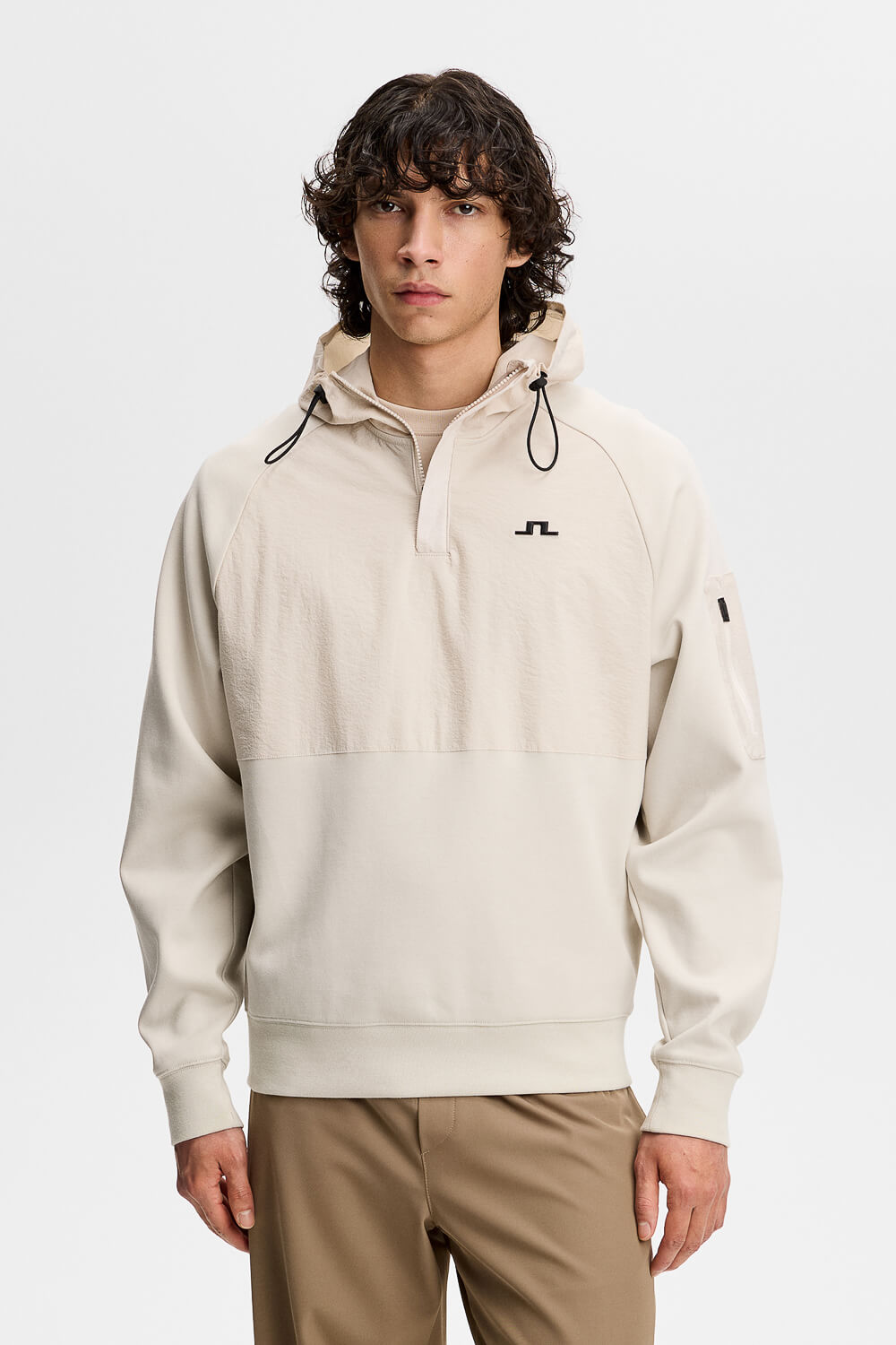 Mijo Hybrid Hoodie Cream
