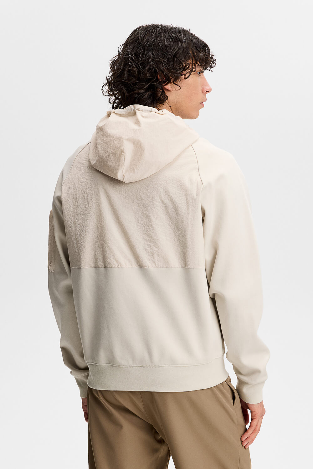 Mijo Hybrid Hoodie Cream