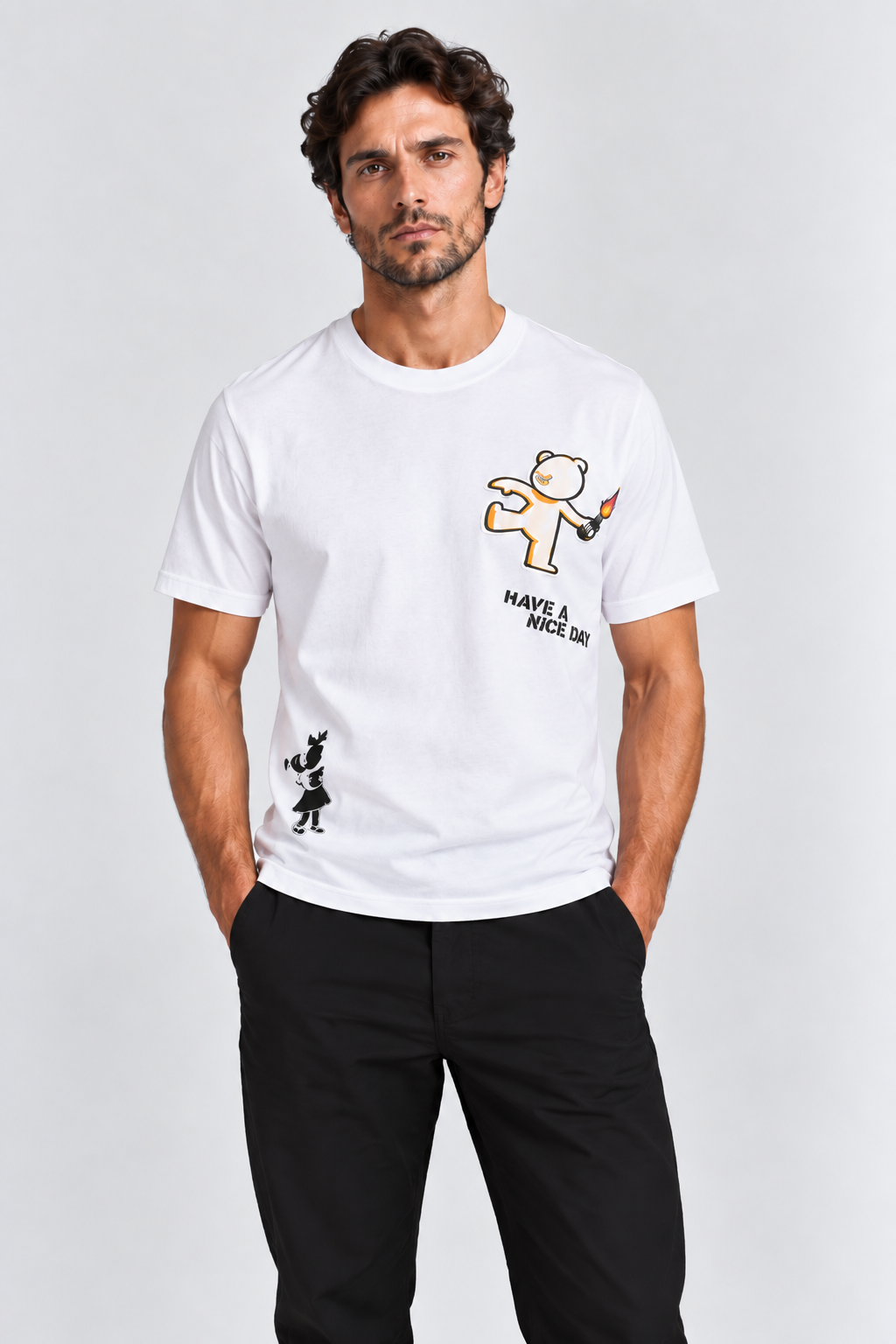 Banksy Verdict T-Shirt White