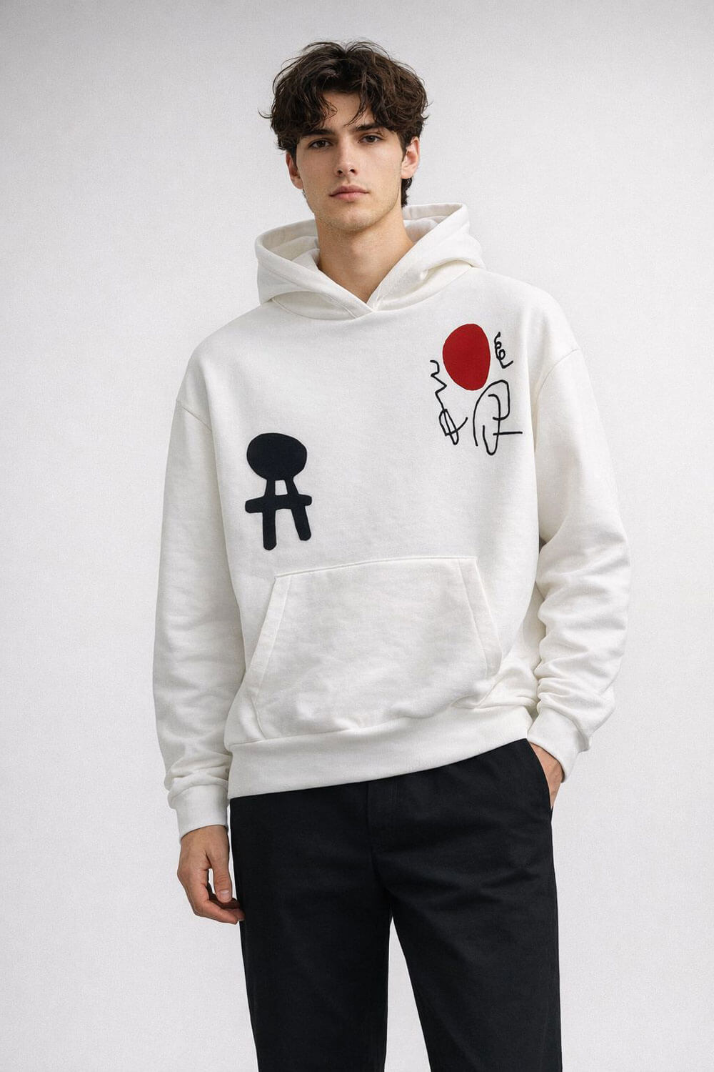 Miro Stellar Hoodie White