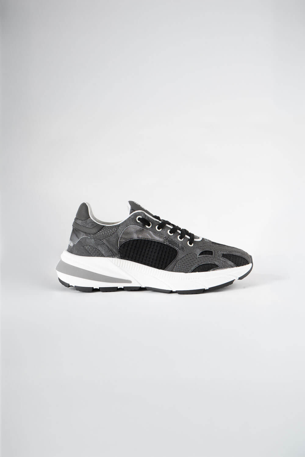 Oboat Eco Mash Sneaker Charcoal/Black