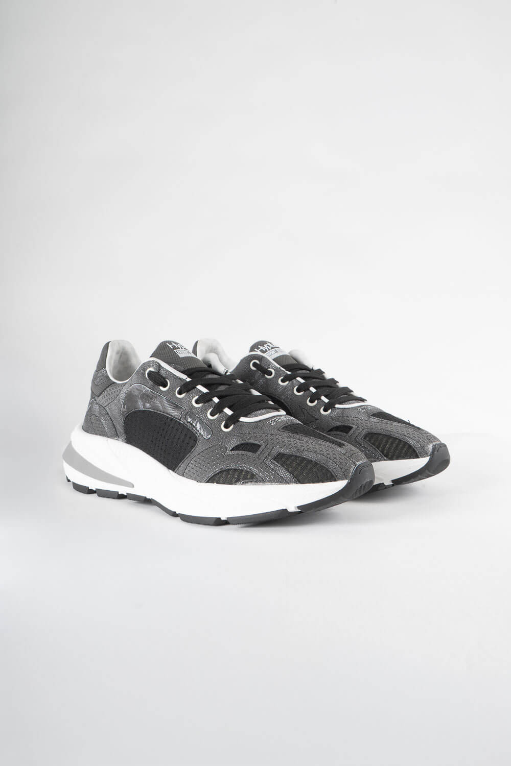 Oboat Eco Mash Sneaker Charcoal/Black