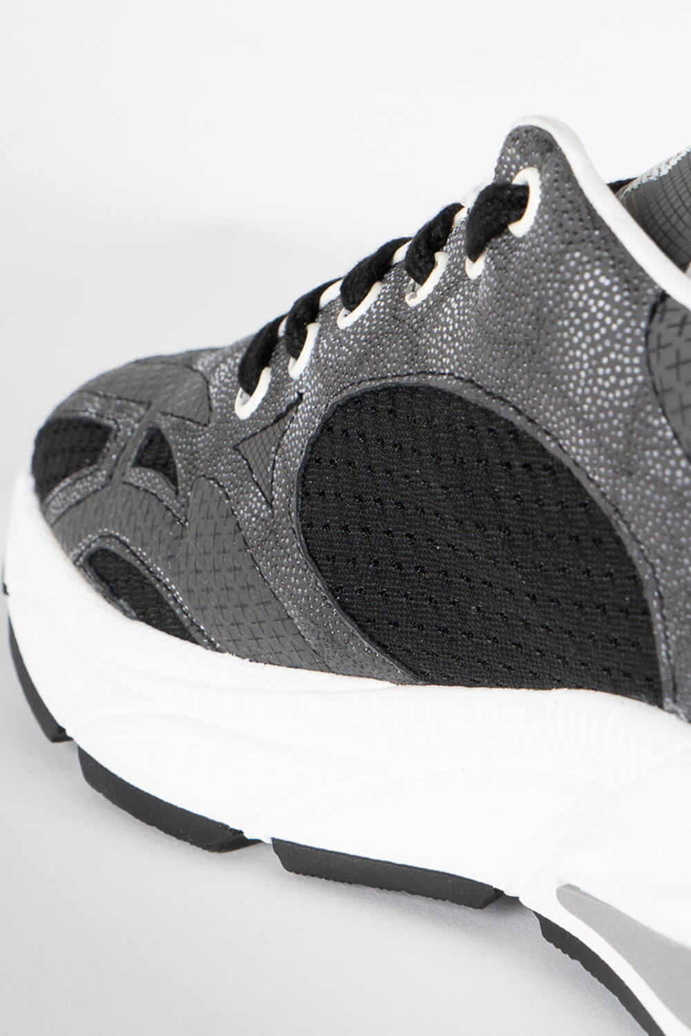 Oboat Eco Mash Sneaker Charcoal/Black