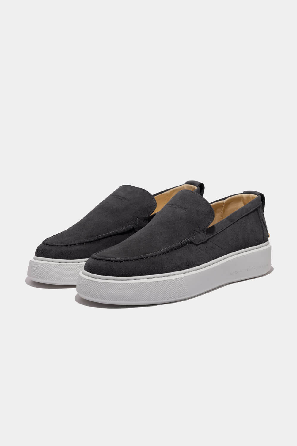 Oversized Loafer Suede Grey