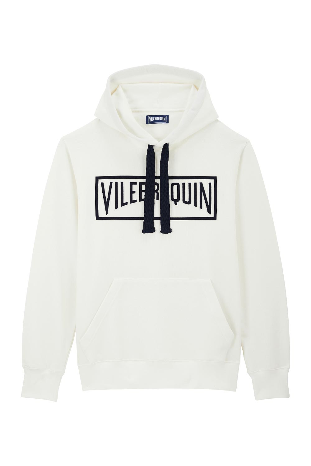 Embroidered logo Hoodie Off-White