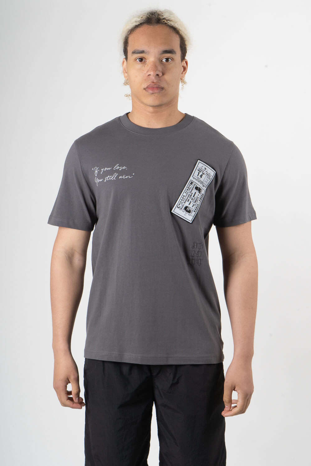 Raging Bull T-Shirt Grey