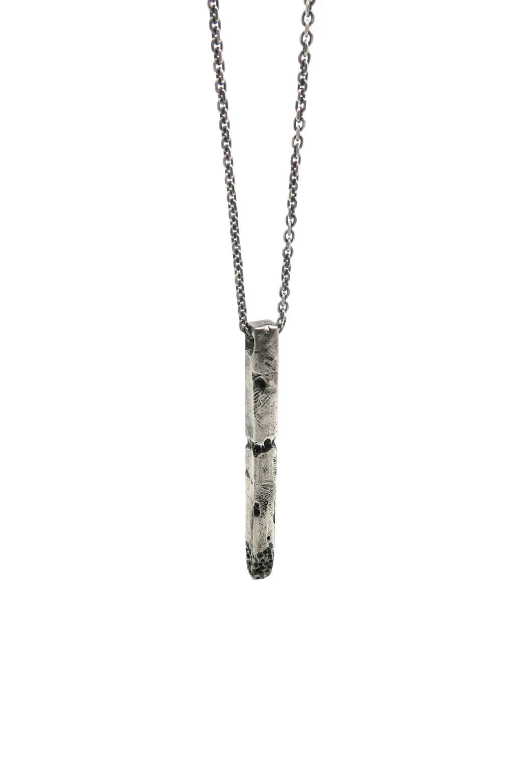 Raw Bar Necklace Sterling Silver