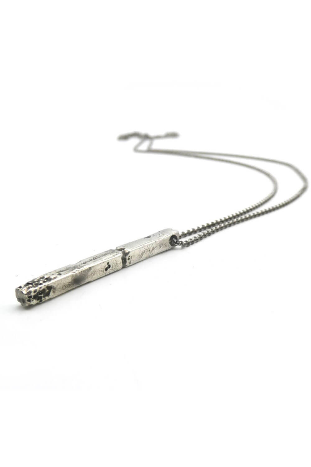Raw Bar Necklace Sterling Silver