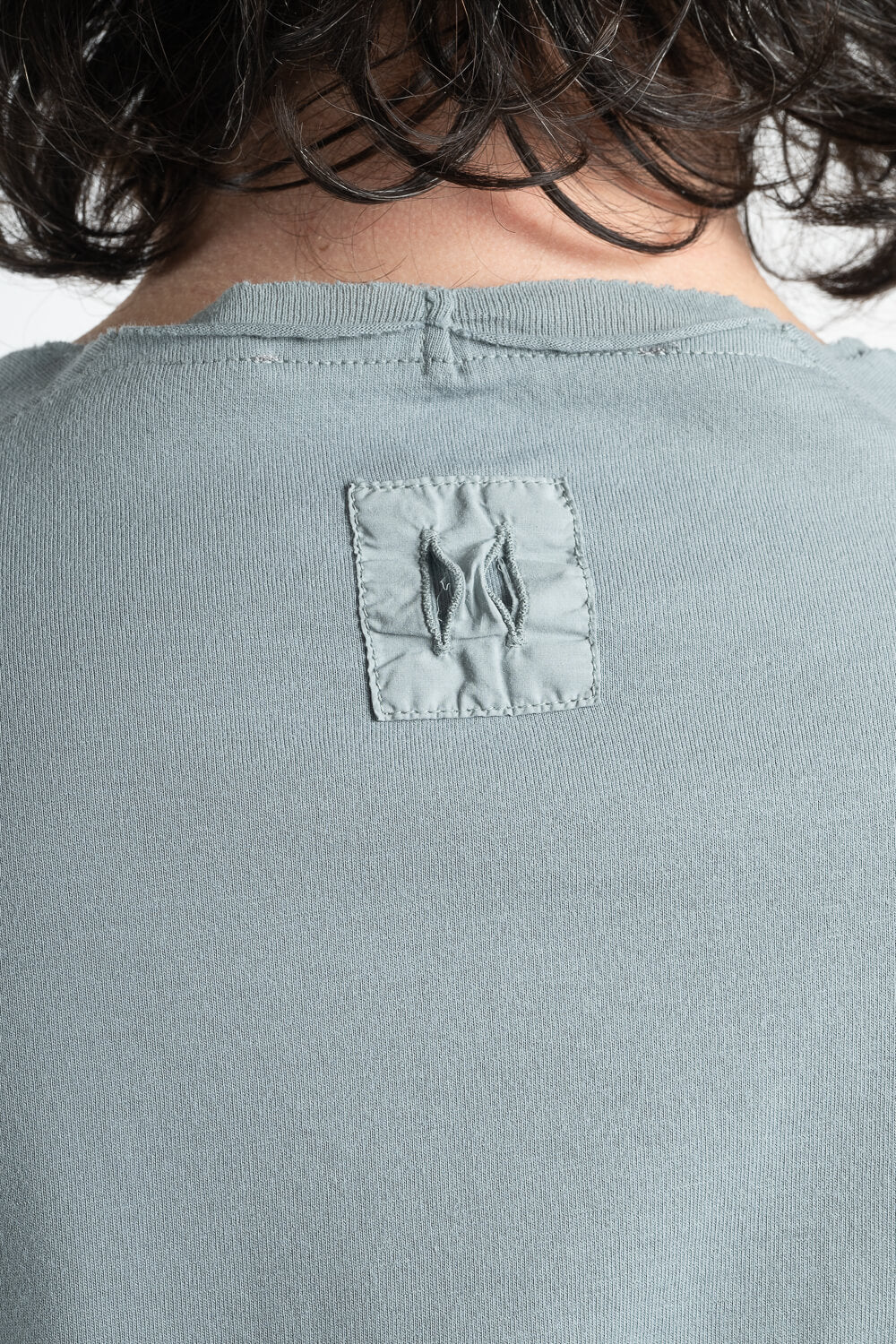 Raw Neck Regular Fit L/S T-Shirt Mint