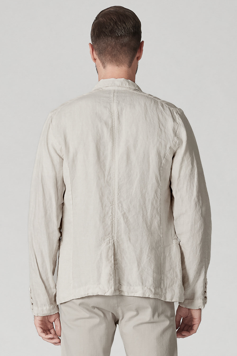 Regular-fit Lightweight Linen Jacket Ice