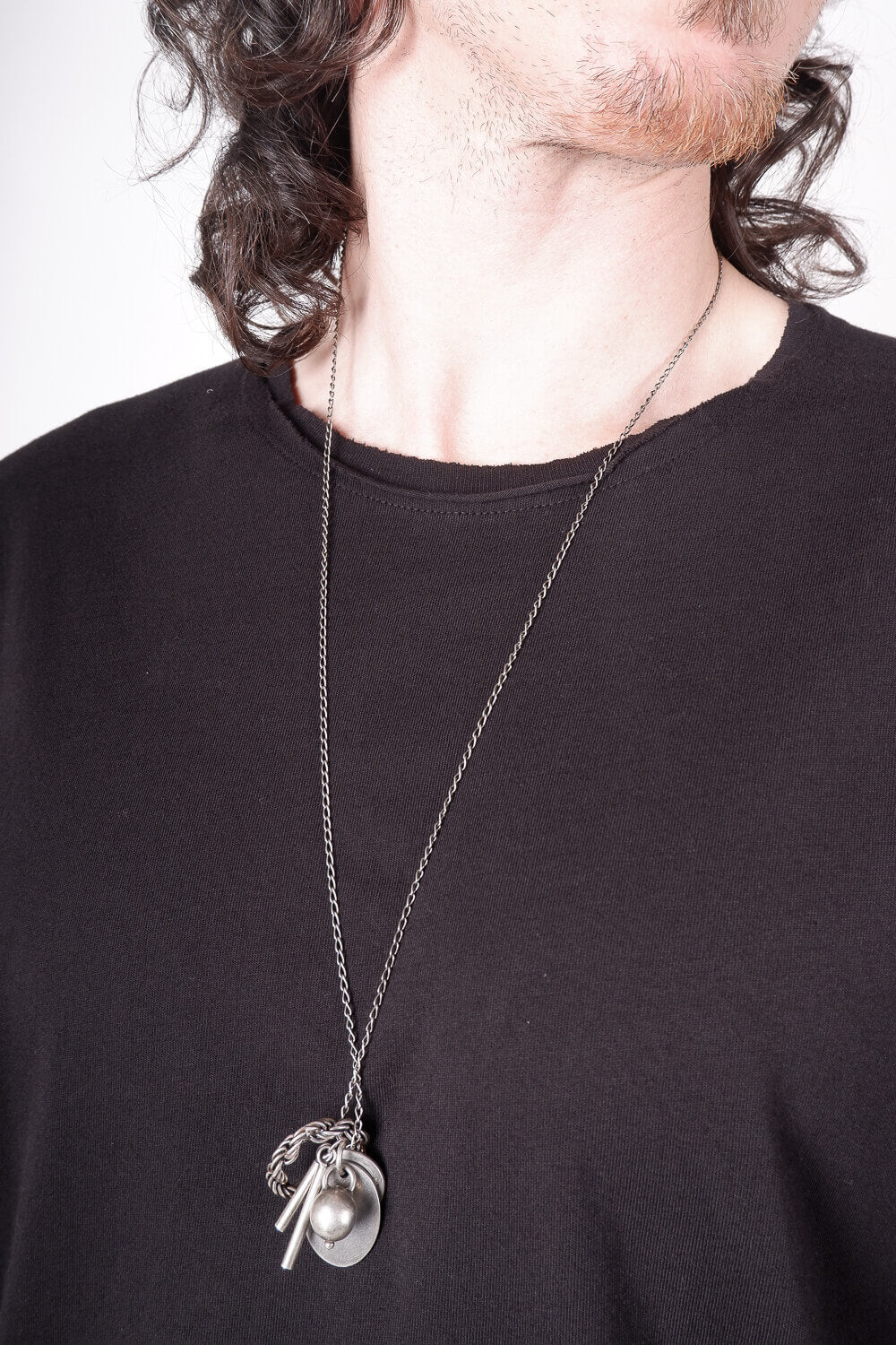 Raw Finish Regular Fit T-Shirt Black