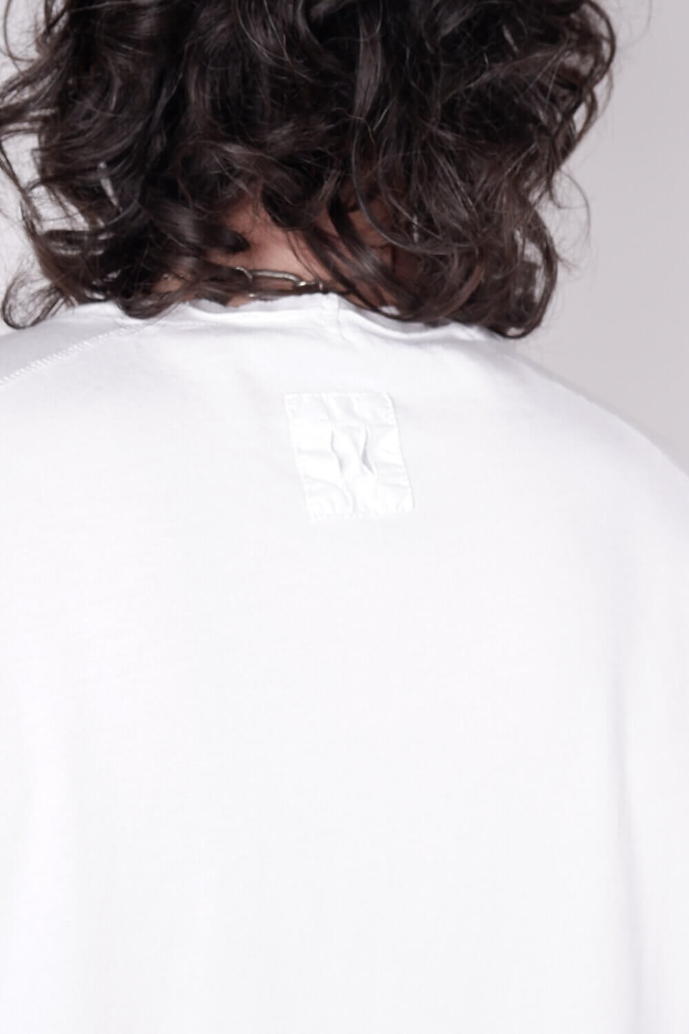 Raw Finish Regular Fit T-Shirt White