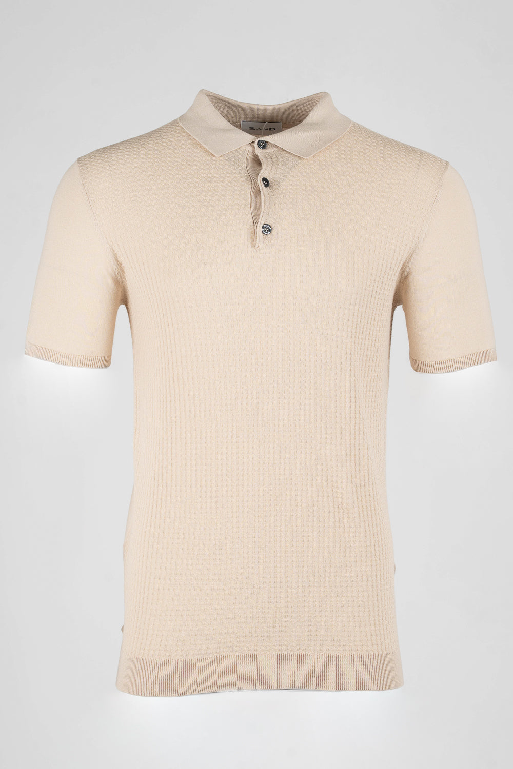 Retro Polo T-Shirt Beige