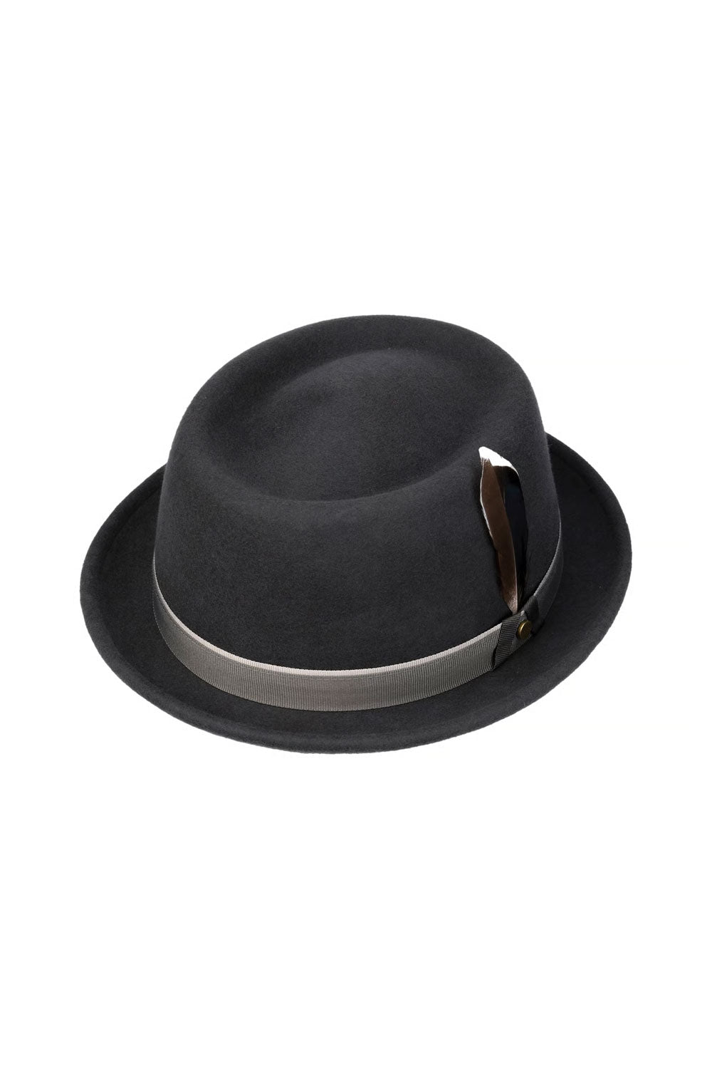 Pork Pie Woolfelt Hat Black