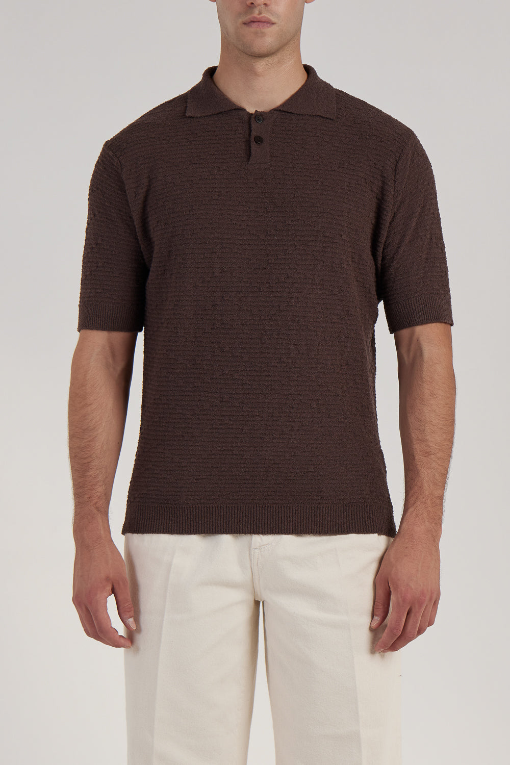 Buy the Daniele Fiesoli Ribbed Polo in Brown at Intro. Spend £50 for free UK delivery. Official stockists. We ship worldwide.