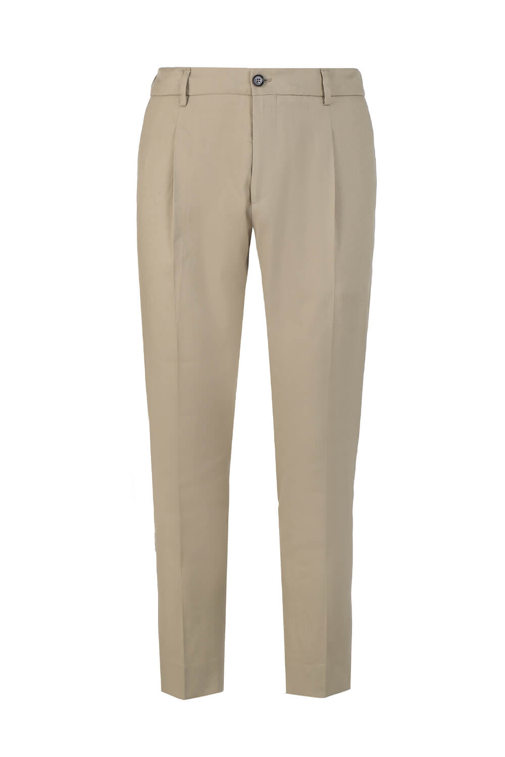 Riccardo Drawstring Regular Fit Trousers Beige