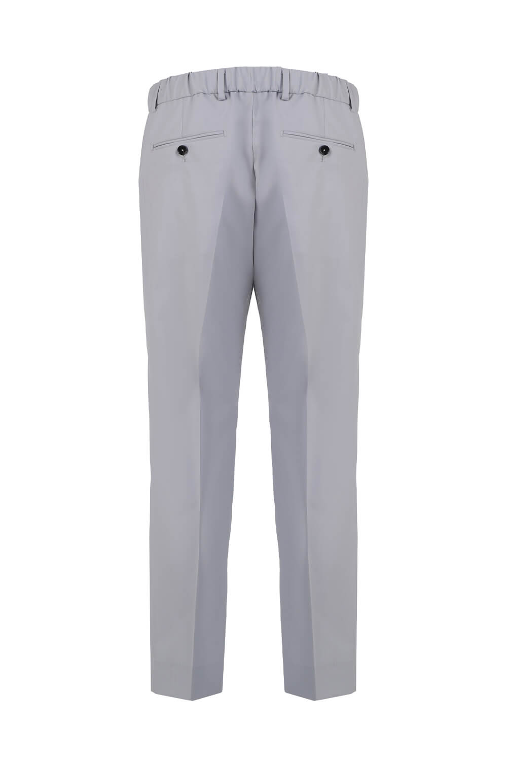 Riccardo Drawstring Regular Fit Trousers Light Grey