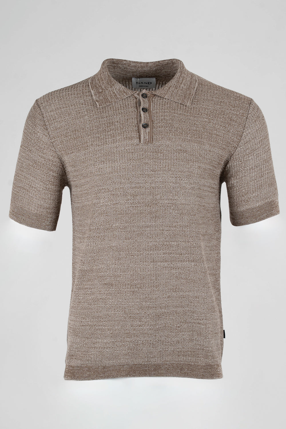 Rico Polo Lightweight Cotton T-Shirt Sand