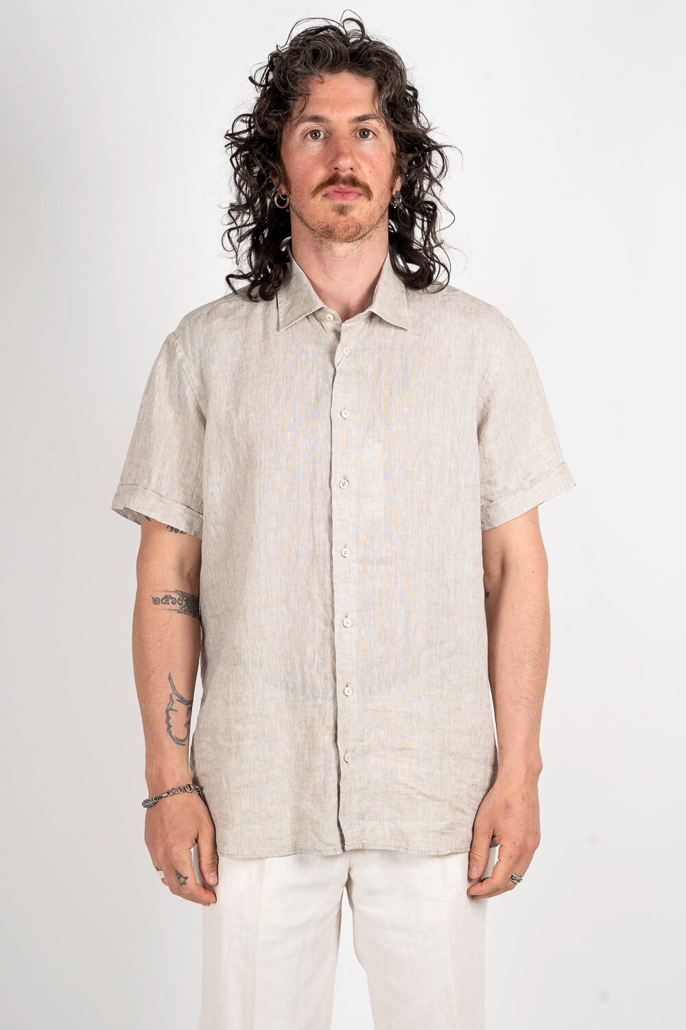 S/S State Soft ST Linen Shirt Sand