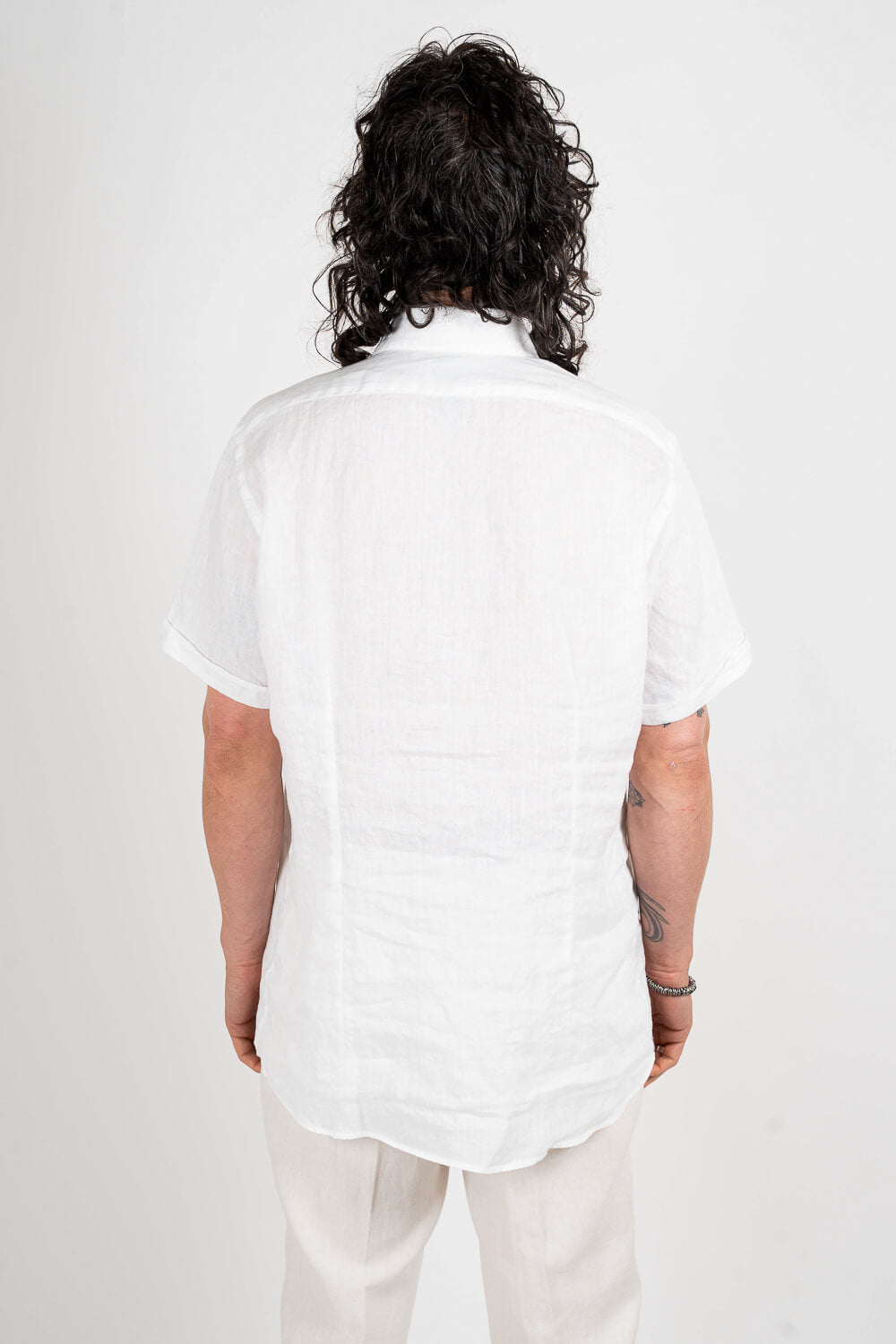 S/S State Soft ST Linen Shirt White