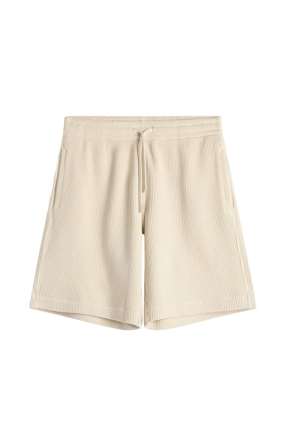 Simon Waffle Shorts Cream