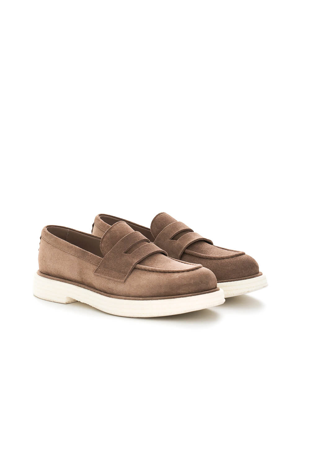 Slip-On Suede Loafer Dark Sand