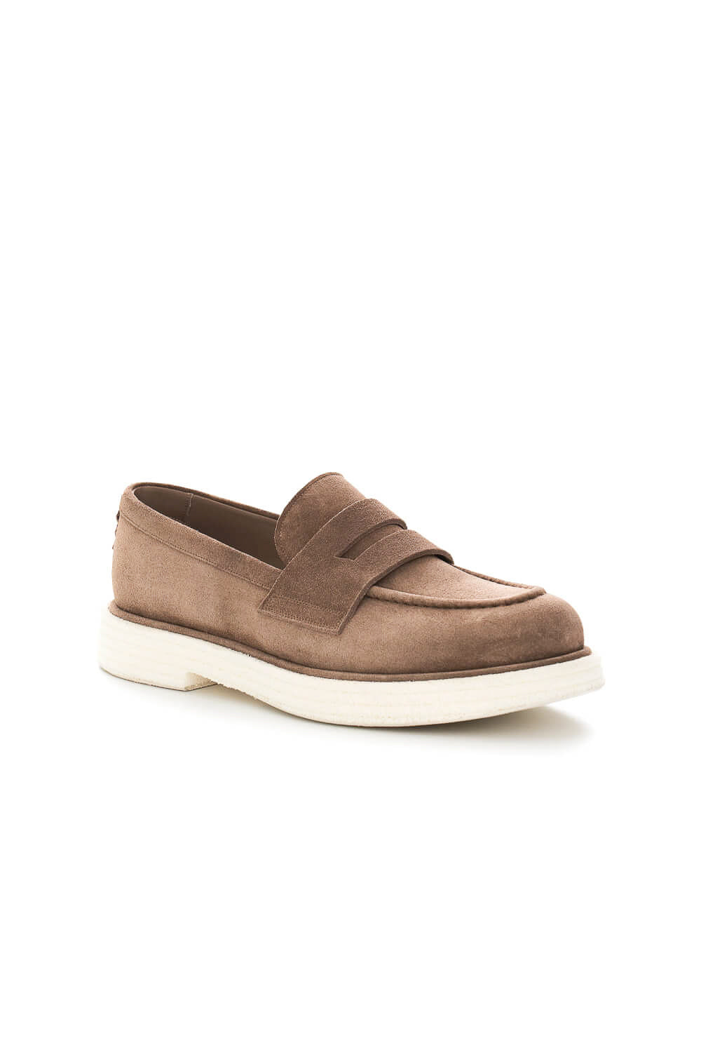 Slip-On Suede Loafer Dark Sand