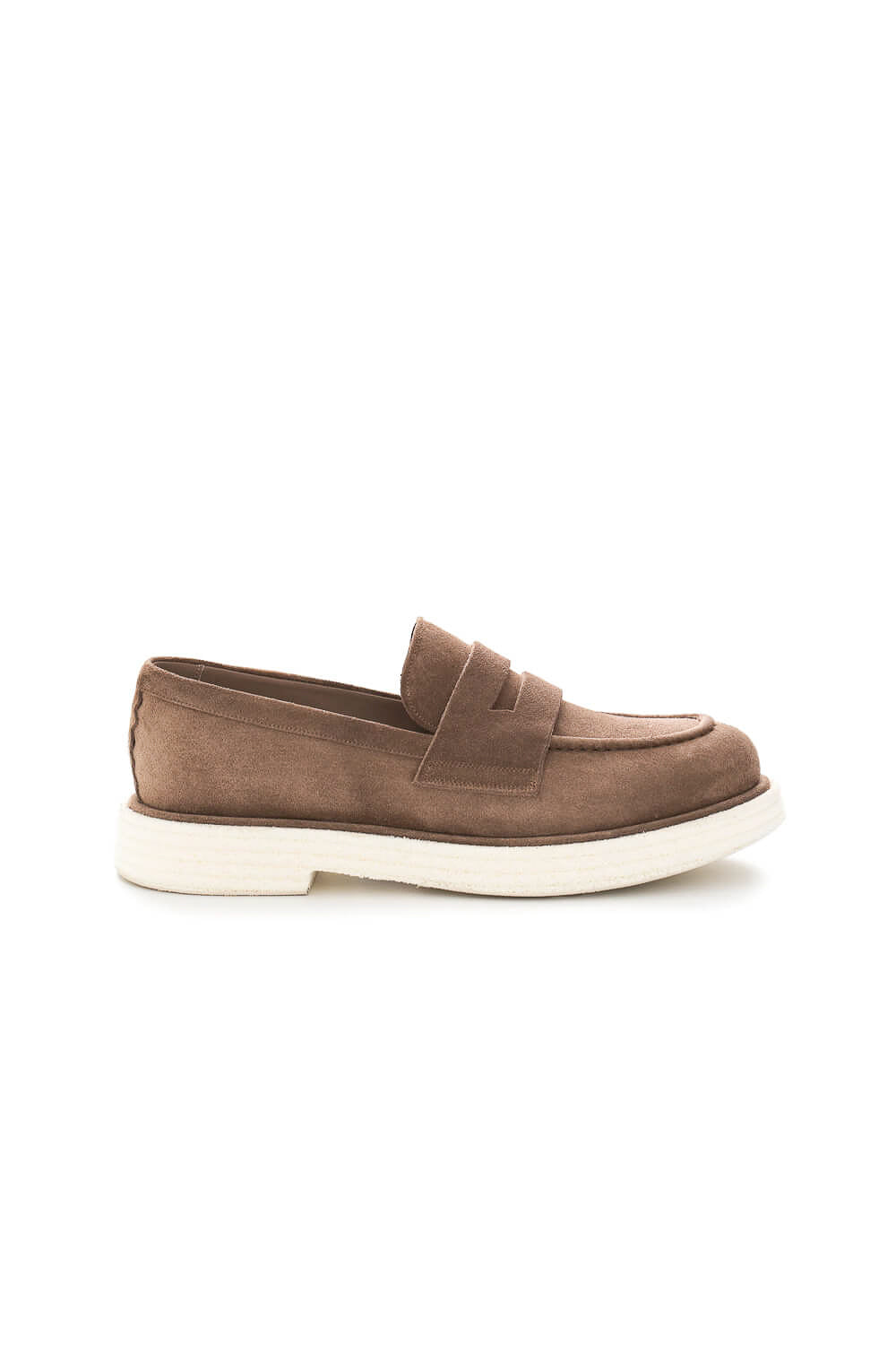Slip-On Suede Loafer Dark Sand