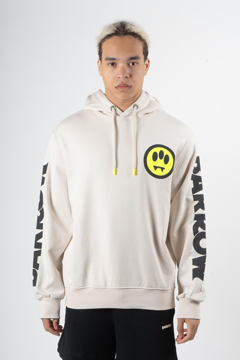 Smiley Logo Hoodie Off White