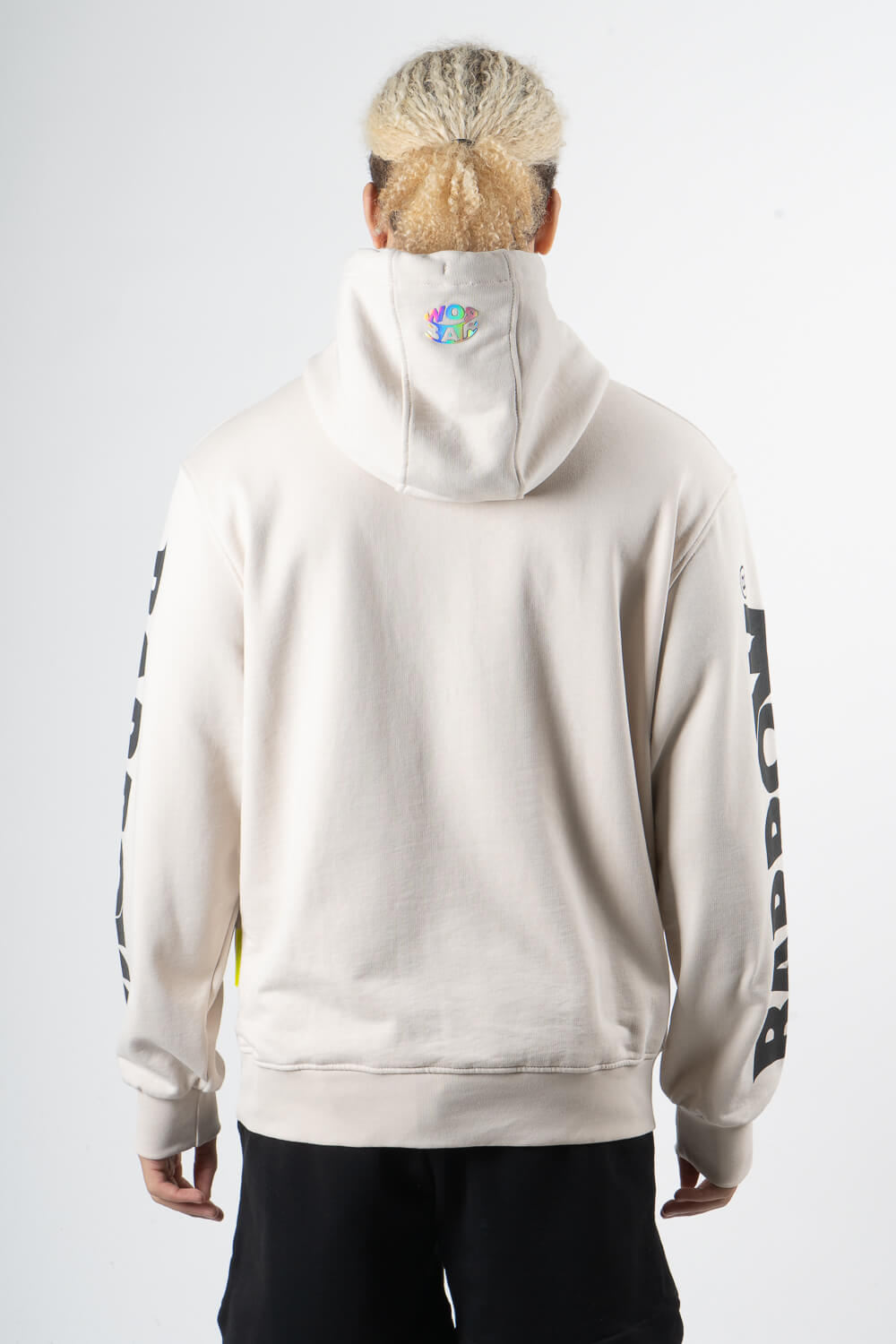 Smiley Logo Hoodie Off White
