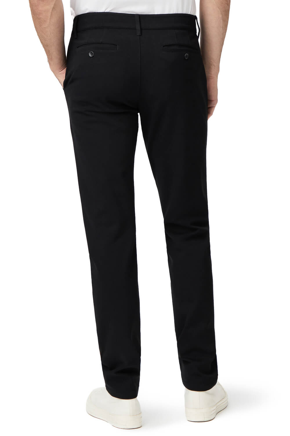 Stafford Tapered Leg Stretch Woven Trouser Black