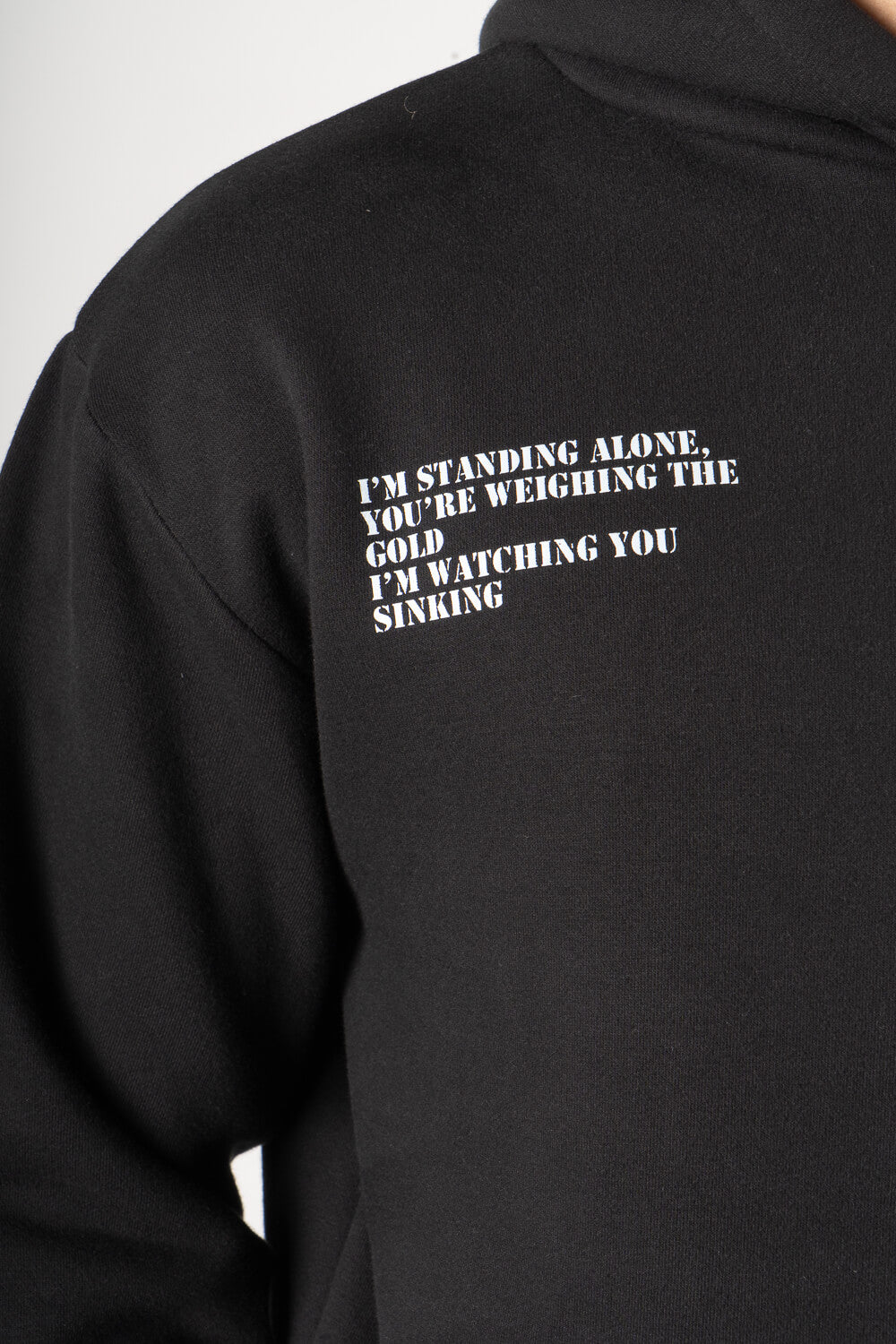 Stone Roses Hoodie Black
