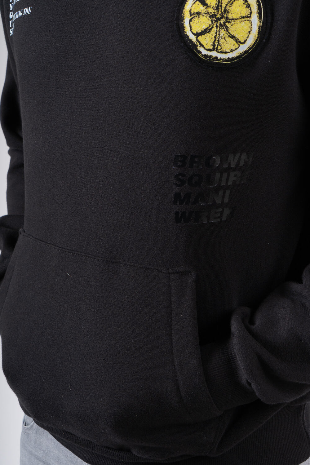 Stone Roses Hoodie Black