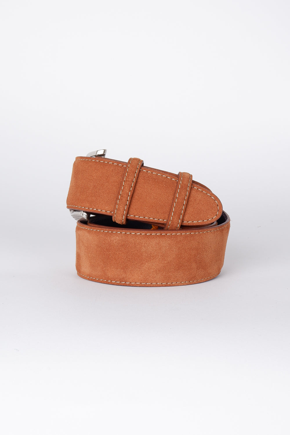 Suede Belt Tan