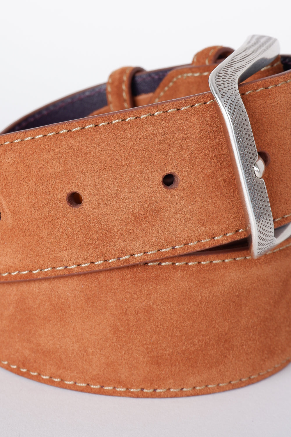 Suede Belt Tan