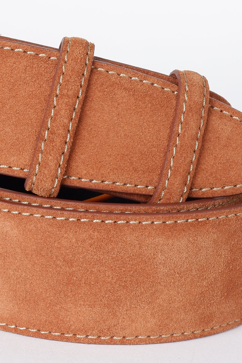 Suede Belt Tan